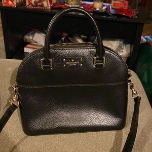 Small Kate Spade dome satchel black
